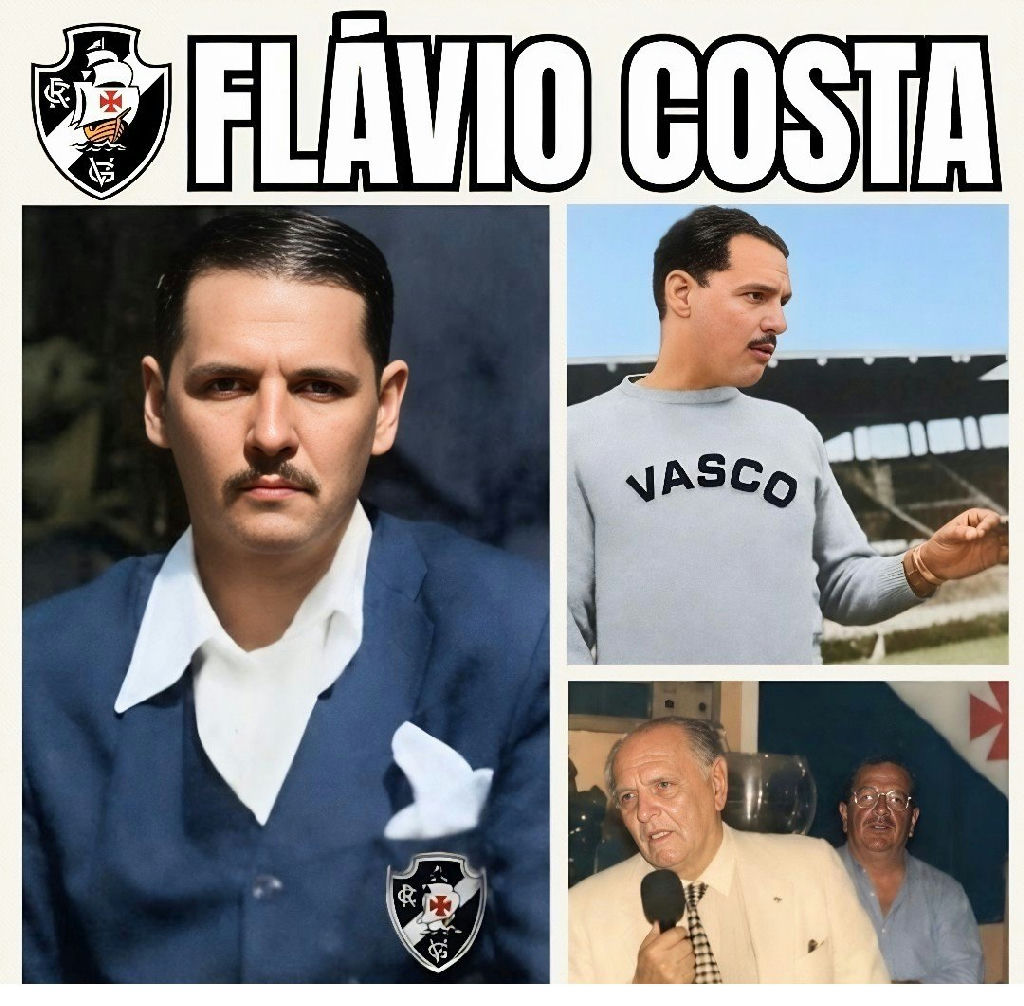Flávio Costa e o legado vitorioso do Expresso da Vitória no Vasco