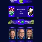 Fluminense e Vasco se enfrentam na 26ª rodada do Brasileirão com transmissão definida