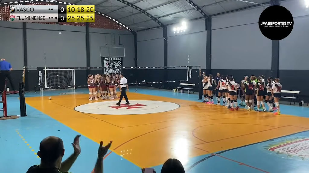 Fluminense supera o Vasco em sets diretos pelo estadual feminino sub-17 em São Januário