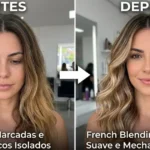 French blending: a técnica que suaviza cabelos brancos com naturalidade