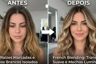 French blending: a técnica que suaviza cabelos brancos com naturalidade