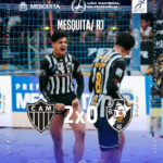 Futevôlei: Atlético-mg supera o Vasco na Liga Nacional em Mesquita