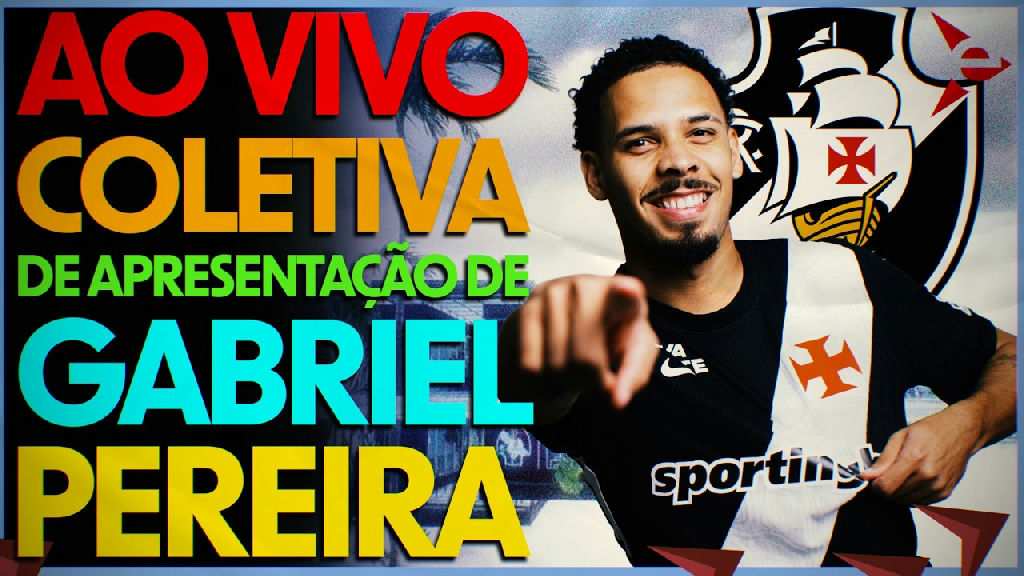 Gabriel Pereira é oficialmente apresentado como novo reforço do Vasco