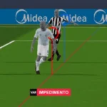 Gol anulado do Grêmio contra o Botafogo teve impedimento de apenas um centímetro