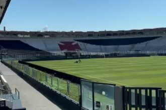 Gramado de São Januário apresenta recuperação visível em nova inspeção