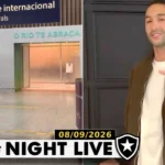Hakim Ziyech desembarca no Rio de Janeiro para reforçar o elenco do Botafogo
