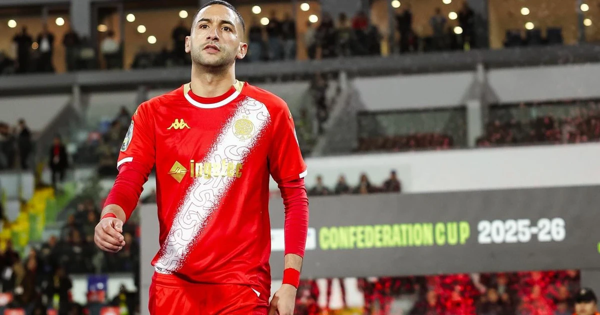 Hakim Ziyech é cotado como possível reforço do Botafogo para a temporada