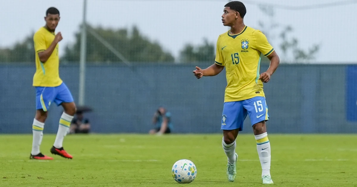 Huguinho celebra estreia e vitória expressiva da Seleção Brasileira sub-20 contra a Dinamarca