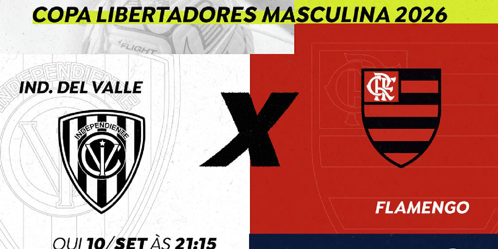 Independiente del Valle e Flamengo se enfrentam pelas quartas da Libertadores 2026