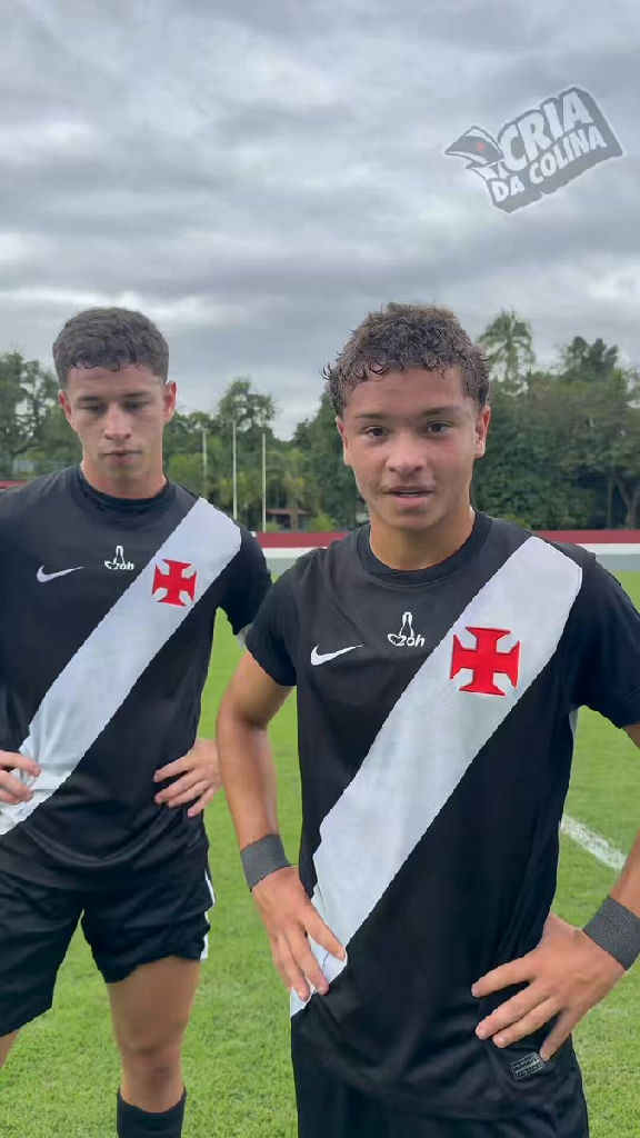 Irmãos Bruno e Matheus Lopes celebram triunfo do Vasco no sub-20