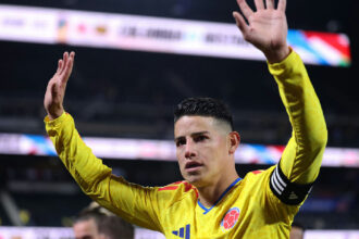 James Rodríguez oficializa despedida da seleção da Colômbia aos 35 anos