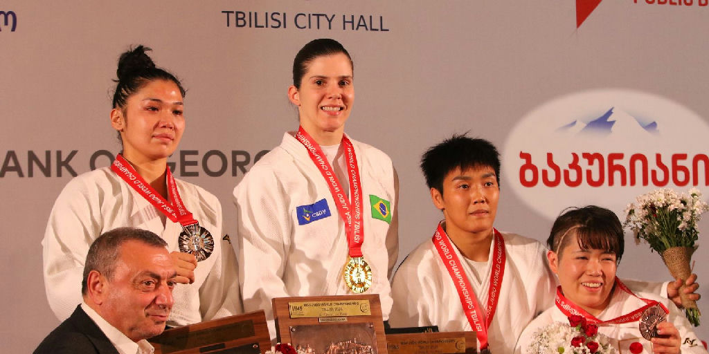 Judô paralímpico brasileiro brilha com três ouros no Mundial de Tbilisi