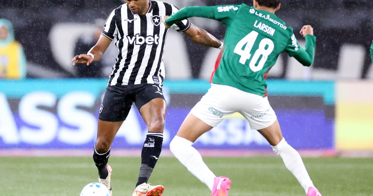Júnior Santos celebra retorno aos gramados após empate do Botafogo com o Palmeiras