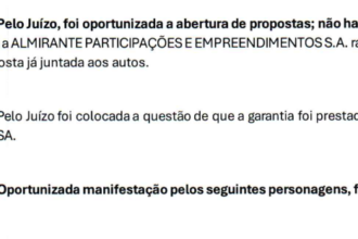 Justiça homologa proposta da Almirante Participações para aquisição da SAF do Vasco