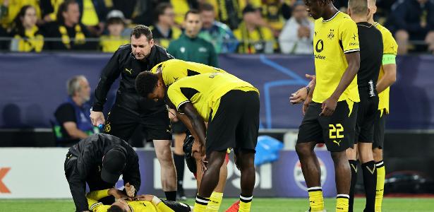 Konstantinos Karetsas sofre mal-estar e preocupa Borussia Dortmund na Champions League