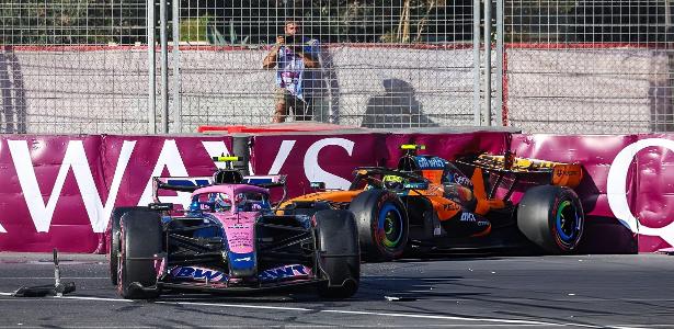 Lando Norris critica Franco Colapinto após acidente no GP do Azerbaijão