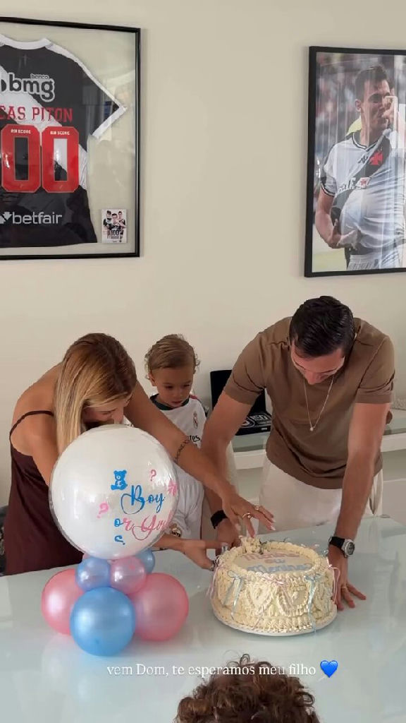 Lucas Piton celebra a espera de seu segundo filho em revelação familiar