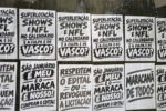 Maracanã é alvo de protestos de torcedores vascaínos contra restrições de uso