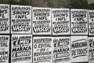 Maracanã é alvo de protestos de torcedores vascaínos contra restrições de uso