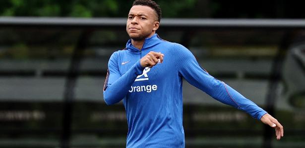 Mbappé desfalca treino da seleção francesa por causa de síndrome gripal