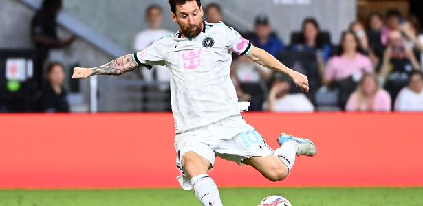 Messi brilha com golaço na MLS e alcança a marca de 99 gols pelo Inter Miami