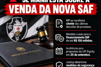 Ministério Público avaliza passos para venda da nova SAF do Vasco