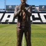 Montagem digital projeta estátua de Pedro Emanuel em São Januário