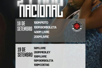 Nadadores paralímpicos do Vasco disputam 2ª fase nacional em São Paulo