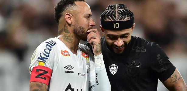 Neymar envia mensagem de apoio a Memphis Depay após eliminação do Corinthians