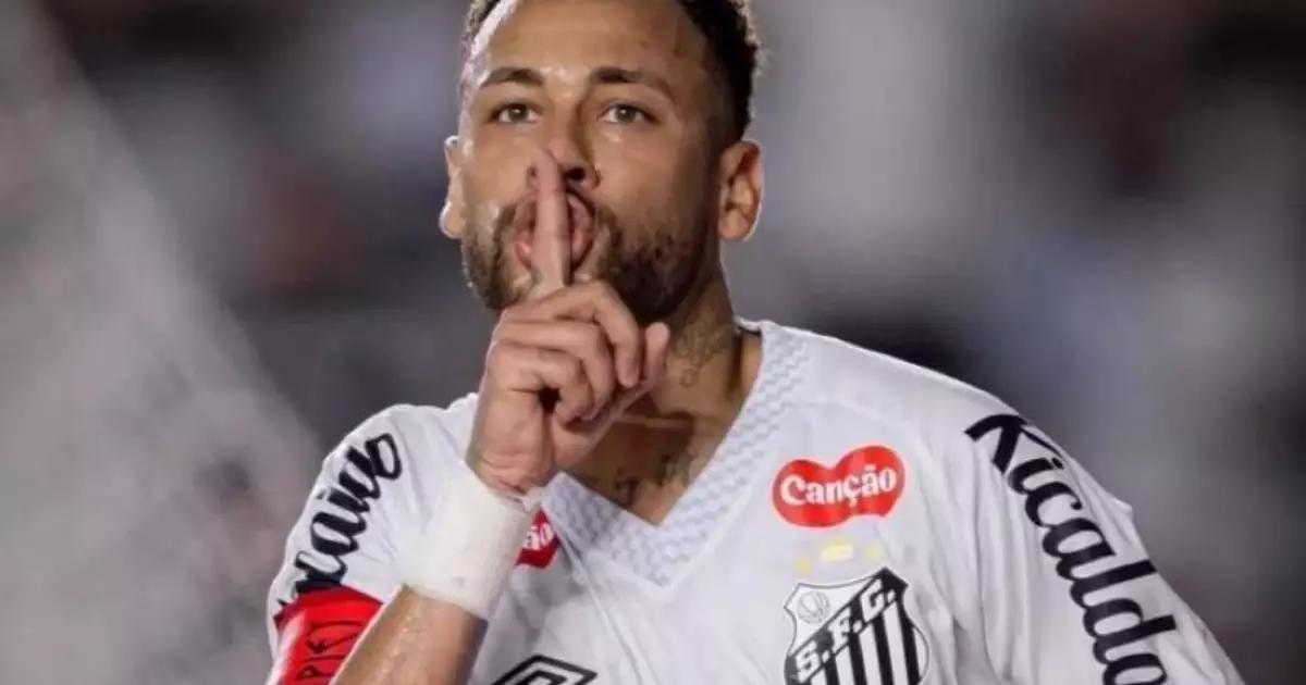 Neymar lidera ranking de finalizações do Santos no Brasileirão 2026