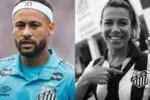 Neymar presta homenagem a Naty Potira, influenciadora e torcedora do Santos