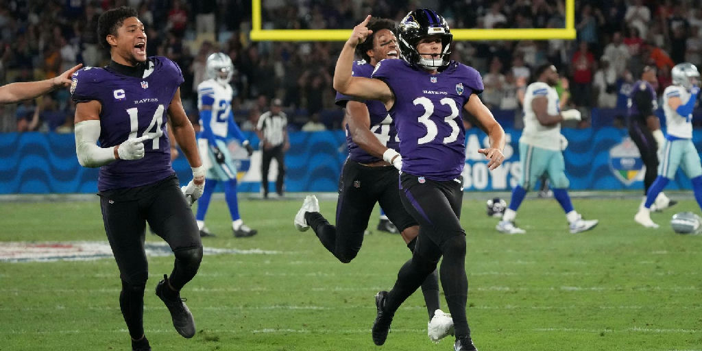NFL no Rio: Ravens batem Cowboys no Maracanã com chute decisivo