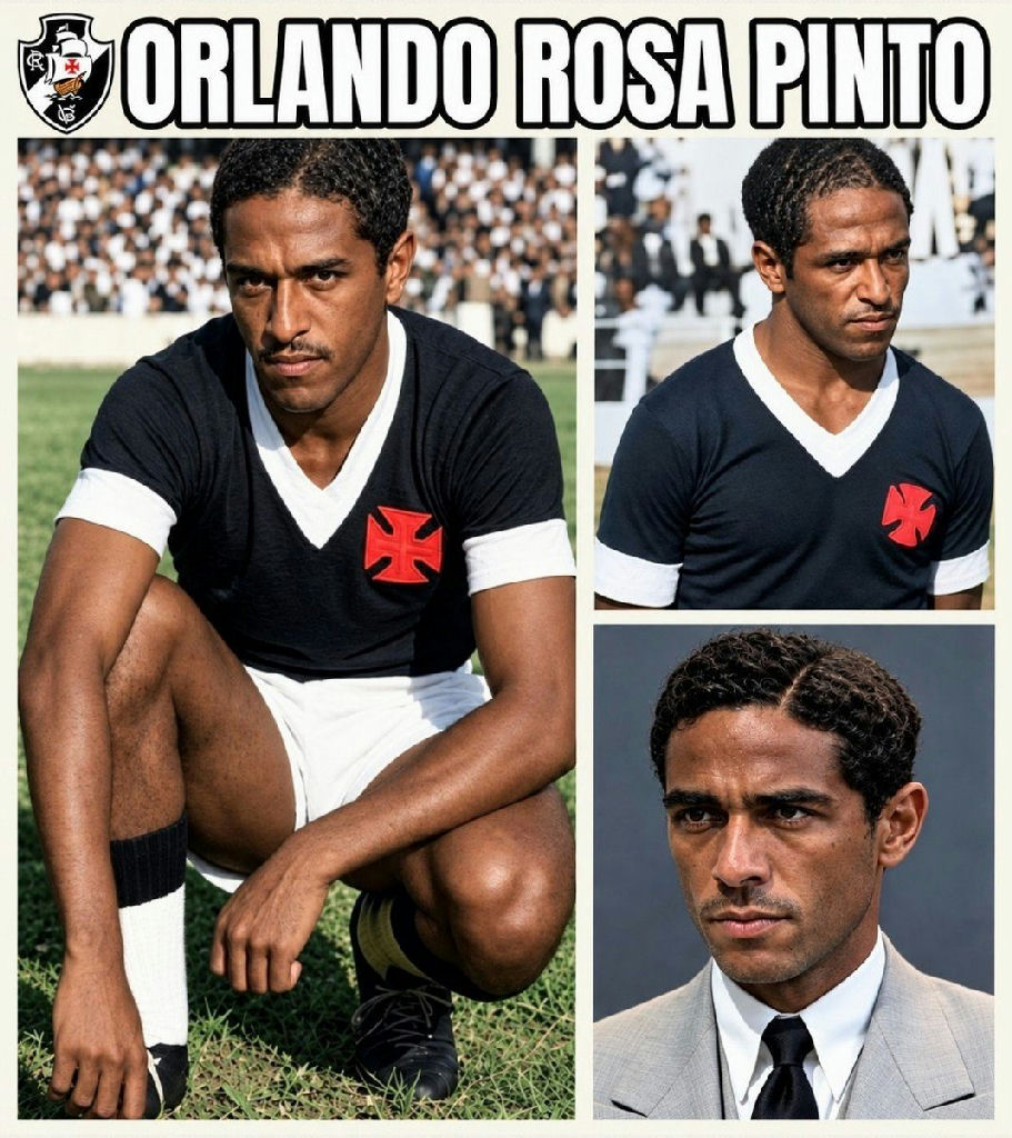 Orlando Rosa Pinto: o ponta que marcou época e construiu legado no Vasco da Gama