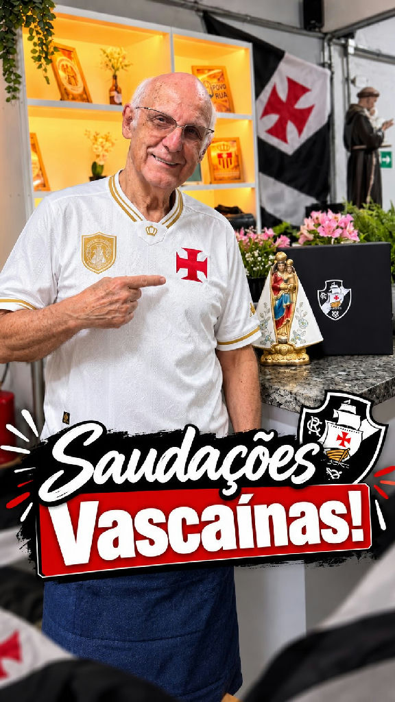 Padre Júlio Lancellotti recebe homenagem especial do Vasco da Gama