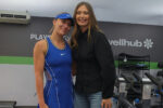 Paula Badosa celebra encontro com Maria Sharapova e elogia promessa brasileira
