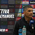 Pedro Emanuel analisa empate do Vasco contra o Santa Fe em coletiva
