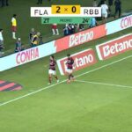 Pedro marca na vitória do Flamengo sobre o Bragantino mas sai de campo irritado no Brasileirão