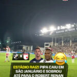 Pipa invade gramado de São Januário e interrompe duelo do Vasco na Sul-americana