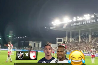 Pipa invade gramado de São Januário e interrompe duelo do Vasco na Sul-americana