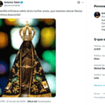 Polêmica sobre Nossa Senhora Aparecida reacende debates eleitorais