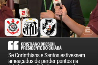 Presidente do Cuiabá critica falta de punição e aponta 'estelionato esportivo' no futebol nacional