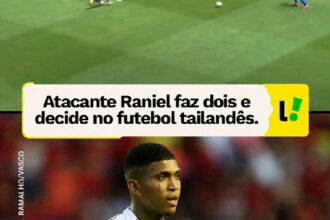 Raniel brilha na Tailândia com dois gols em vitória do BG Pathum