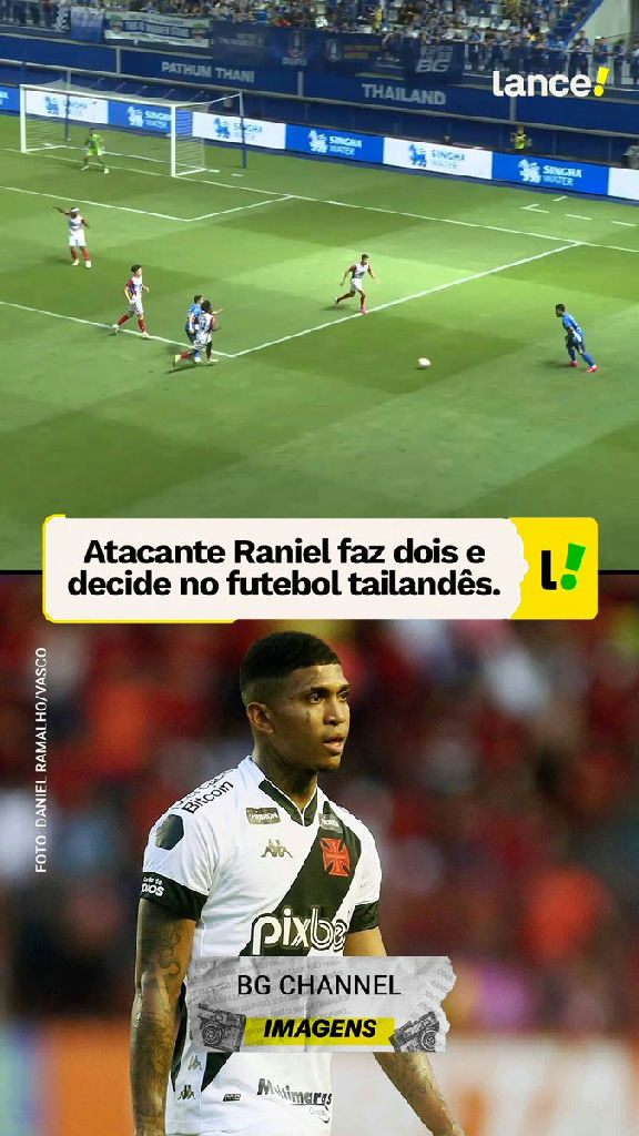 Raniel brilha na Tailândia com dois gols em vitória do BG Pathum