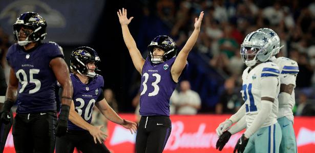 Ravens vencem Cowboys com field goal histórico no Maracanã
