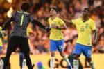 Rayan garante empate da seleção brasileira em amistoso contra a Austrália
