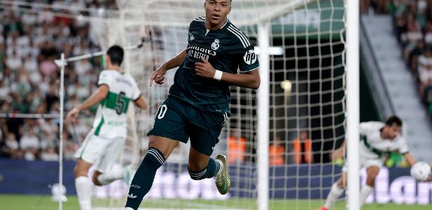 Real Madrid vence Elche com gol decisivo de Mbappé e mantém pressão em La Liga