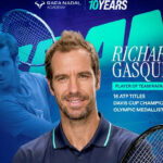 Richard Gasquet é o primeiro nome confirmado para o evento de 10 anos da Rafa Nadal Academy