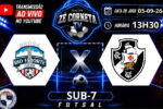 Rio Esporte e Vasco se enfrentam pelo Campeonato Estadual de Futsal Sub-7