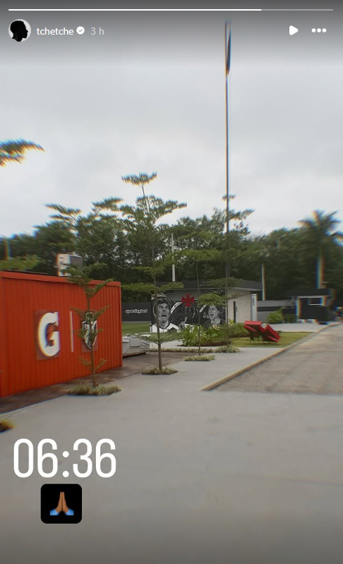 Rotina intensa no Vasco com Tchê Tchê iniciando atividades antes das sete da manhã