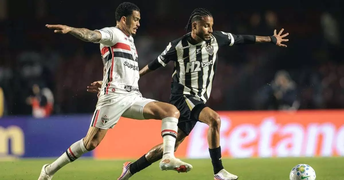 São Paulo supera Atlético-mg no Morumbi e ganha posições no Brasileirão